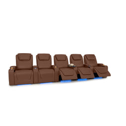 Pantheon Italian Leather Big & Tall Home Theater Seating