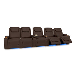 Pantheon Italian Leather Big & Tall Home Theater Seating