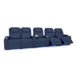 Pantheon Italian Leather Big & Tall Home Theater Seating