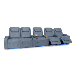 Pantheon Italian Leather Big & Tall Home Theater Seating
