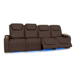Pantheon Italian Leather Big & Tall Home Theater Seating