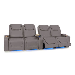 Pantheon Italian Leather Big & Tall Home Theater Seating