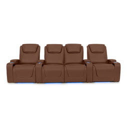 Pantheon Italian Leather Big & Tall Home Theater Seating