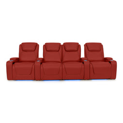 Pantheon Italian Leather Big & Tall Home Theater Seating