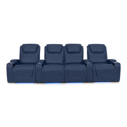 Pantheon Italian Leather Big & Tall Home Theater Seating