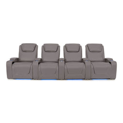 Pantheon Italian Leather Big & Tall Home Theater Seating