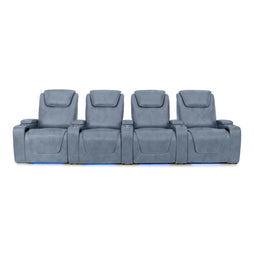 Pantheon Italian Leather Big & Tall Home Theater Seating