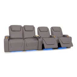 Pantheon Italian Leather Big & Tall Home Theater Seating