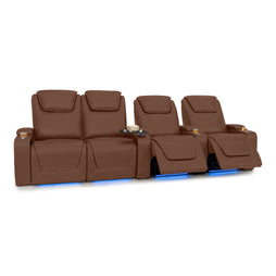 Pantheon Italian Leather Big & Tall Home Theater Seating