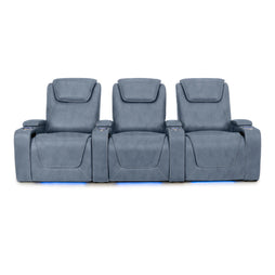 Pantheon Italian Leather Big & Tall Home Theater Seating