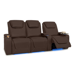 Pantheon Italian Leather Big & Tall Home Theater Seating