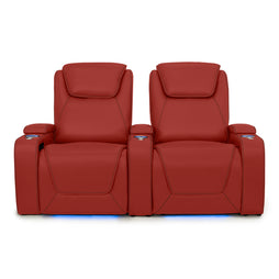 Pantheon Italian Leather Big & Tall Home Theater Seating
