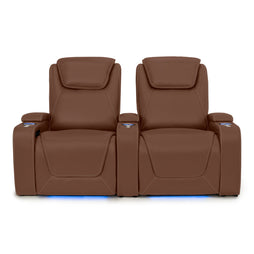 Pantheon Italian Leather Big & Tall Home Theater Seating