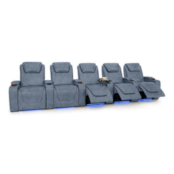 Paladin Italian Leather Heat & Massage Home Theater Seating