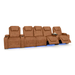 Paladin Italian Leather Heat & Massage Home Theater Seating