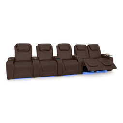 Paladin Italian Leather Heat & Massage Home Theater Seating