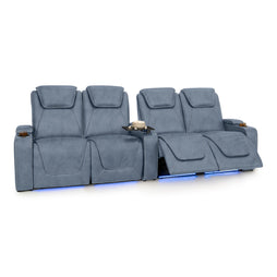 Paladin Italian Leather Heat & Massage Home Theater Seating