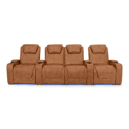 Paladin Italian Leather Heat & Massage Home Theater Seating