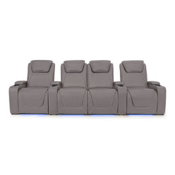 Paladin Italian Leather Heat & Massage Home Theater Seating