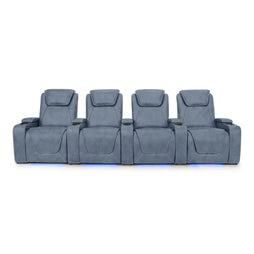 Paladin Italian Leather Heat & Massage Home Theater Seating