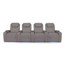 Paladin Italian Leather Heat & Massage Home Theater Seating