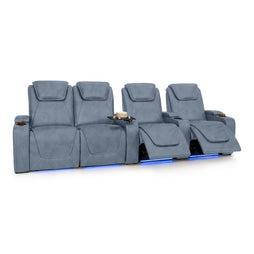 Paladin Italian Leather Heat & Massage Home Theater Seating