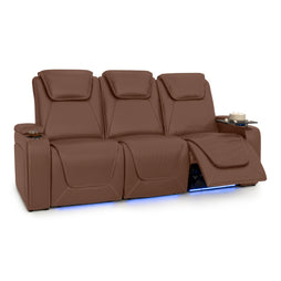Paladin Italian Leather Heat & Massage Home Theater Seating