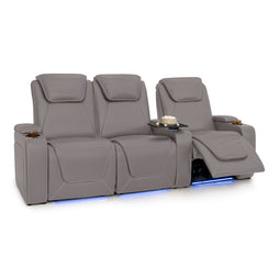 Paladin Italian Leather Heat & Massage Home Theater Seating