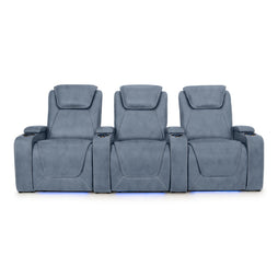 Paladin Italian Leather Heat & Massage Home Theater Seating