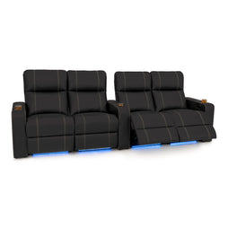 Dynasty Leather Gel Home Theater Seating