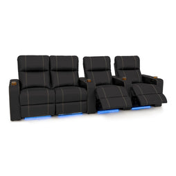 Dynasty Leather Gel Home Theater Seating