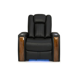 Monaco Italian Leather Home Theater Seating Single Recliner
