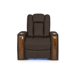 Monaco Italian Leather Home Theater Seating Single Recliner