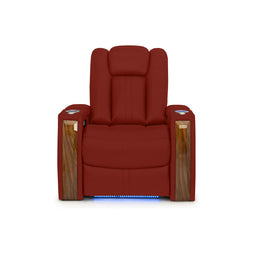 Monaco Italian Leather Home Theater Seating Single Recliner