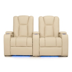 Serenity Italian Leather Home Theater Seating