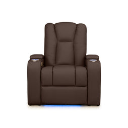 Serenity Italian Leather Home Theater Seating Single Recliner