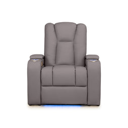 Serenity Italian Leather Home Theater Seating Single Recliner