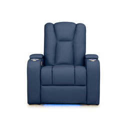 Serenity Italian Leather Home Theater Seating Single Recliner