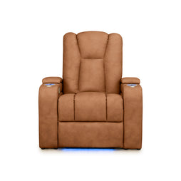 Serenity Italian Leather Home Theater Seating Single Recliner