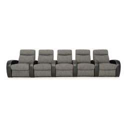 Rialto Italian Leather & Fabric Home Theater Seating