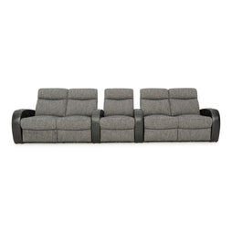 Rialto Italian Leather & Fabric Home Theater Seating