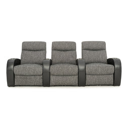 Rialto Italian Leather & Fabric Home Theater Seating