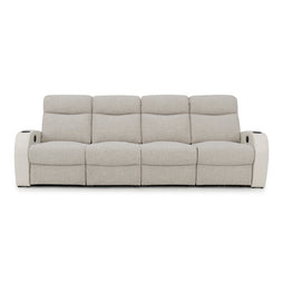 Rialto Italian Leather & Fabric Home Theater Seating
