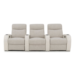 Rialto Italian Leather & Fabric Home Theater Seating