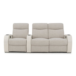 Rialto Italian Leather & Fabric Home Theater Seating