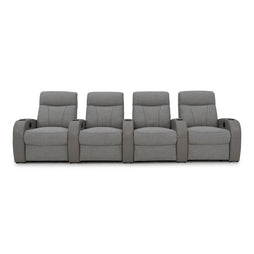 Rialto Italian Leather & Fabric Home Theater Seating