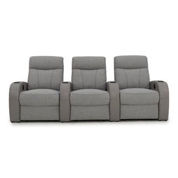 Rialto Italian Leather & Fabric Home Theater Seating