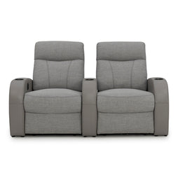 Rialto Italian Leather & Fabric Home Theater Seating