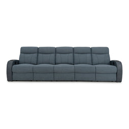 Rialto Italian Leather & Fabric Home Theater Seating
