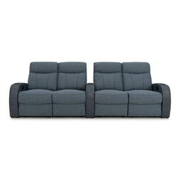 Rialto Italian Leather & Fabric Home Theater Seating